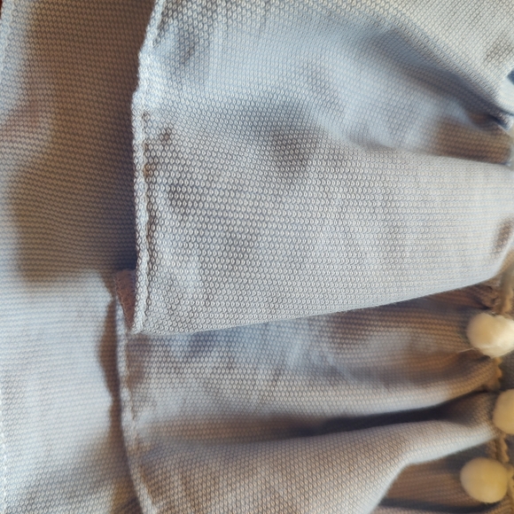 Peixoto Nissi pom-pom mini beachwear dress swim cover-up M - Picture 12 of 14